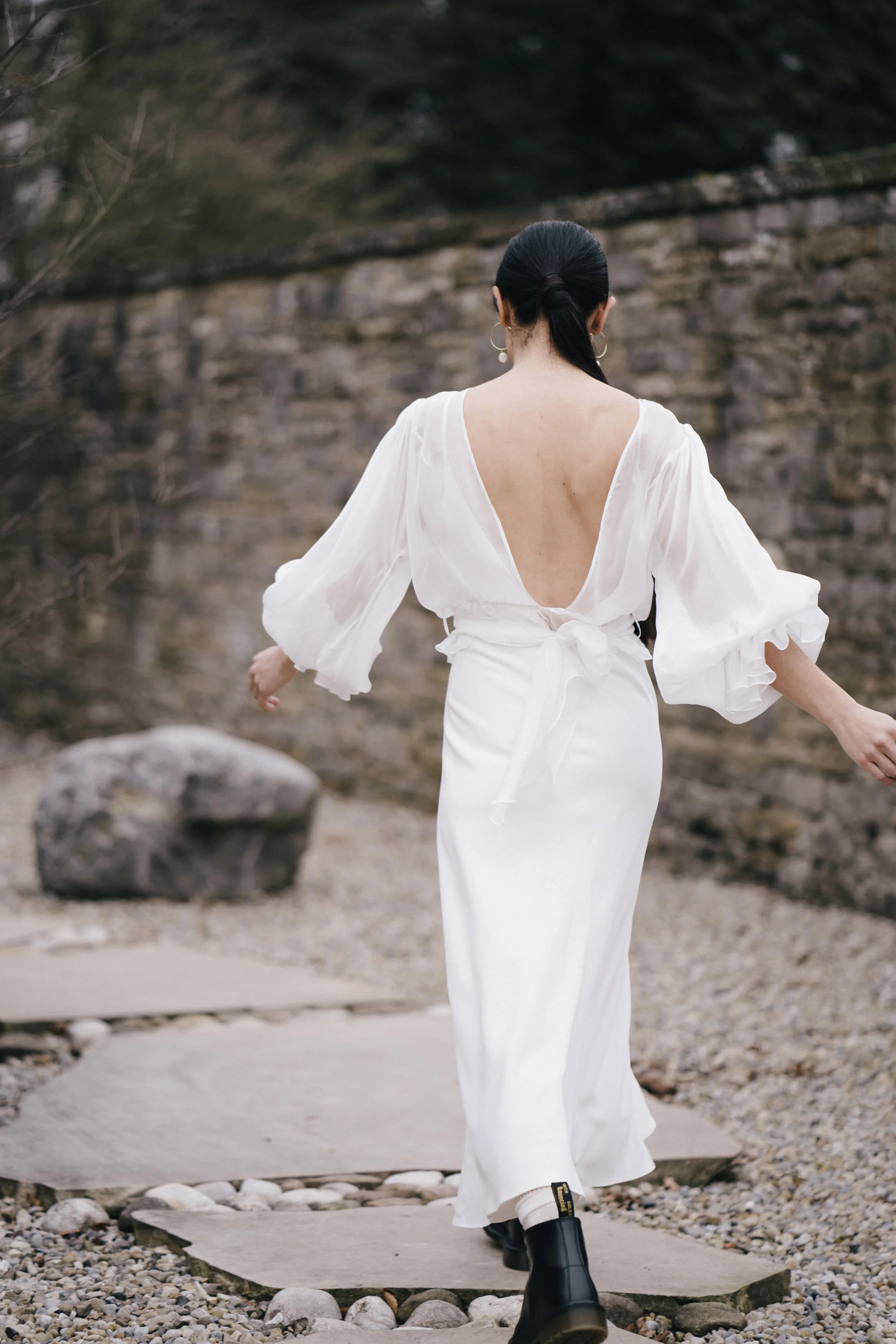 Blouse sales wedding dress